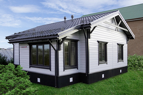 Купить Металлочерепица Гранд Лайн / Grand Line, Kredo, Rooftop Matt Бархат 0,5 цвет RR32 темно-коричневый - изображение 3